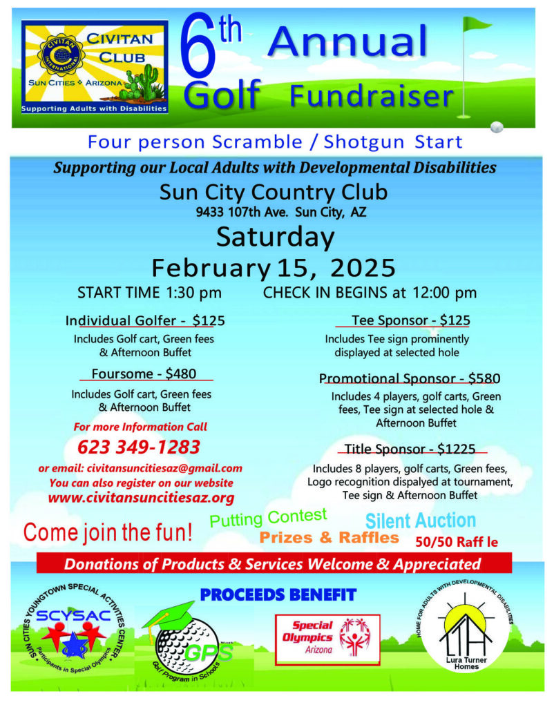 6th Annual Golf Fundraiser